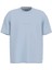Erkek Gj Ss Cn Logo T-Shirt - Açık Mavi 1