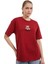 Kadın Bisiklet Yaka Bol Kesim Pamuk Önü Ayıcıklı T-Shirt 1