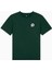Classic Erkek Grafik Baskılı Yeşil T-Shirt 1