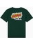 Classic Erkek Grafik Baskılı Yeşil T-Shirt 2