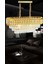 Roza Varaklı Gold 75 x 35 Kristal Taşlı Lüks Avize - Yatak Odası - Salon - Mutfak - Hol 1