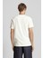 Erkek Calvin Klein Label T-Shirt - Krem 3