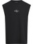 Erkek Ck Sleeveless Kolsuz T-Shirt - Siyah 2