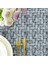 Canvas Wicker Açık Indigo Sıvı Geçirmez Leke Tutmaz Masa Örtüsü 3