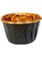 Muffin Kağıt Karton Altın Siyah Cupcake Kek Kalıbı Kapsülü Kabı - 25 Adetlik 5 Paket 1 Adet 3