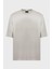 Oversize Fit Bisiklet Yaka Logolu T Shirt Erkek T Shirt EM001116 AF10017 F8104 5