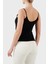 Ortensia Pamuklu Slim Fit Logolu Top V5GP22J1314 Bayan Top V5GP22 J1314 Jblk 2