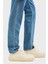 Logo Baskılı Pamuklu Slim Fit Düşük Bel Normal Paça Jeans Erkek Kot Pantolon EM000668 AF13444 FB054 4