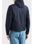 Jakarlı Logo Baskılı Regular Fit Çıkarılabilir Kapüşonlu Mont Erkek Mont EM001003 AF15384 UB118 2