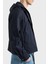 Jakarlı Logo Baskılı Regular Fit Çıkarılabilir Kapüşonlu Mont Erkek Mont EM001003 AF15384 UB118 4