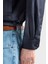 Jakarlı Logo Baskılı Regular Fit Çıkarılabilir Kapüşonlu Mont Erkek Mont EM001003 AF15384 UB118 5