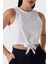 Primula Pamuklu Taşlı Boxy Fit Bağlama Detaylı Crop T Shirt V5GI01I3Z14 Bayan T Shirt V5GI01 I3Z14 G011 1