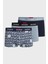 Desenli Streç Pamuklu 3 Pack Boxer Erkek Boxer 50532550 984 1