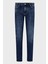 Streç Pamuklu Slim Fit Düşük Bel Dar Paça Jeans Erkek Kot Pantolon EM000121 AF13252 FB041 5
