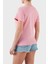 Narciso Taşlı Logo Pamuklu Regular Fit T Shirt V5GI10K9RM1 Bayan T Shirt V5GI10 K9RM1 Pspk 2