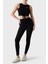 Primula Pamuklu Taşlı Boxy Fit Bağlama Detaylı Crop T Shirt V5GI01I3Z14 Bayan T Shirt V5GI01 I3Z14 Jblk 3