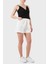 New Valentina Streç Relaxed Fit Yüksek Bel Cepli Mini Short W5GD0IWH9Y2 Bayan Short W5GD0I WH9Y2 A00K 3
