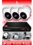 3 Kameralı Dome 3 İç Kamera Set 250 GB HDD Full HD Gece Görüşlü Güvenlik Kamerası Sistemi 1