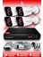 4 Kameralı Kare 4 Dış Kamera Set HDD'siz Full HD Gece Görüşlü Güvenlik Kamerası Sistemi 1