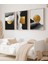 Gerçek Ahşap Çerçeveli 3 Parça Set TABLO-LZRDN044 2