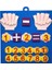 Çocuk Montessori Oyuncakları Keçe Parmak Sayıları Matematik Oyuncak Çocuklar Sayma Bebekler Için Erken Öğrenme Zeka Geliştirme 30 * 30CMRENK: Mavi (Yurt Dışından) 1