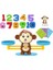 Montessori Matematik Oyuncak Maymun Denge Bebek Montessori Eğitici Oyunlar Sayı Oyuncak Eğitici Öğrenme Oyuncakları Öğretim Malzemesirenk:kahverengi Maymun (Yurt Dışından) 1
