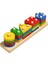 Montessori Ahşap Sıralama Istifleme Oyuncakları Bebekler ve Çocuklar Için Puzzle Okul Öncesi Ince Motor Beceri Oyuncak 1 Yıl Renk:renkli (Yurt Dışından) 1
