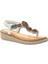 - 9635 | Kadın Deri Sandalet - 9635 - Beyaz - 36 1