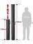 Round Air Rod Case 106-183CM Siyah Kamış Koruma Çantası 2
