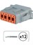 DTM06-12S Erkek Konnektör 12 Pin Kablosuz 1