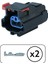 (Delphi) Cam Motor Ve Yağ Müşür Soketi 2 Pin Kablosuz 2