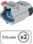 (Delphi) Cam Motor Soketi 2 Pin Gri Kablosuz 1