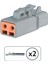 DTP06-2S Erkek Konnektör 2 Pin Kablosuz 2
