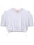 Beli Lastikli Basic Bluz Gri 2