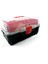 Asorti Şeffaf Kapaklı 16 Inc 4 Katlı Profesyonel 39X24CM Balıkçı Çantası 1