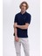 Logolu Pamuklu Regular Fit Düğmeli Polo Yaka T Shirt Erkek Polo Yaka T Shirt EM460 3