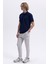 Logolu Pamuklu Regular Fit Düğmeli Polo Yaka T Shirt Erkek Polo Yaka T Shirt EM460 5