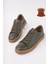Craw Kalın Taban Bağcıklı Deri Erkek Günlük Casual Sneaker 1