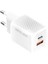 RC83E Type-C Pd & Usb-A Gan Teknolojili Qc3.0 Hızlı Şarj Başlığı 35W Beyaz 2