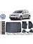 Golf 5 2003 Model Bagaj Havuzu Araca Özel Siyah Havuzlu Paspas Takımı Sett 1
