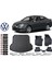 Jetta 2009 Model Bagaj Havuzu Araca Özel Siyah Havuzlu Paspas Takımı Sett 1