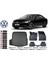 Passat B8 Impression 2022 Model Bagaj Havuzu Araca Özel Siyah Havuzlu Paspas Takımı Sett 1