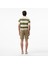 Erkek Yeşil Slim Fit Keten Şort B35214T.3MR 2