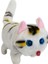 Yürüyen Sesli Hareketli Peluş Beyaz Kedi 18 cm 1