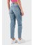 Pamuklu Mom Fit Yüksek Bel Düz Paça Jeans J20J2245151AA Bayan Kot Pantolon J20J224515 1AA 2