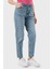 Pamuklu Mom Fit Yüksek Bel Düz Paça Jeans J20J2245151AA Bayan Kot Pantolon J20J224515 1AA 3