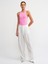 3694 Halter Yaka Tshirt-Pembe 1