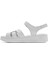 Kadın Beyaz Bantlı Kalın Tabanlı Deri Comfort Sandalet 25SFD321418 2