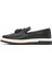 Erkek Siyah Püsküllü Deri Casual Loafer 25SFD680418 2