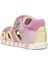 Kız Bebek Pembe B Sandal Iupidoo A - Synt + Mesh Bantlı Kumaş Sandalet B5517C0BC14CE82M 2